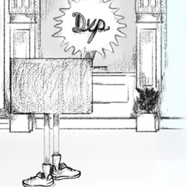 Ilustración de un sitio Web viendo el letrero DXP: